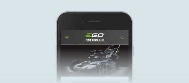 EGO Power + mobile image.