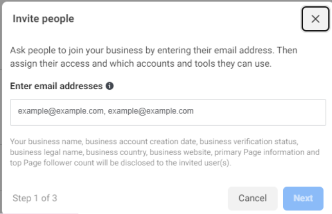 how to Invite people by entering their email in facebook