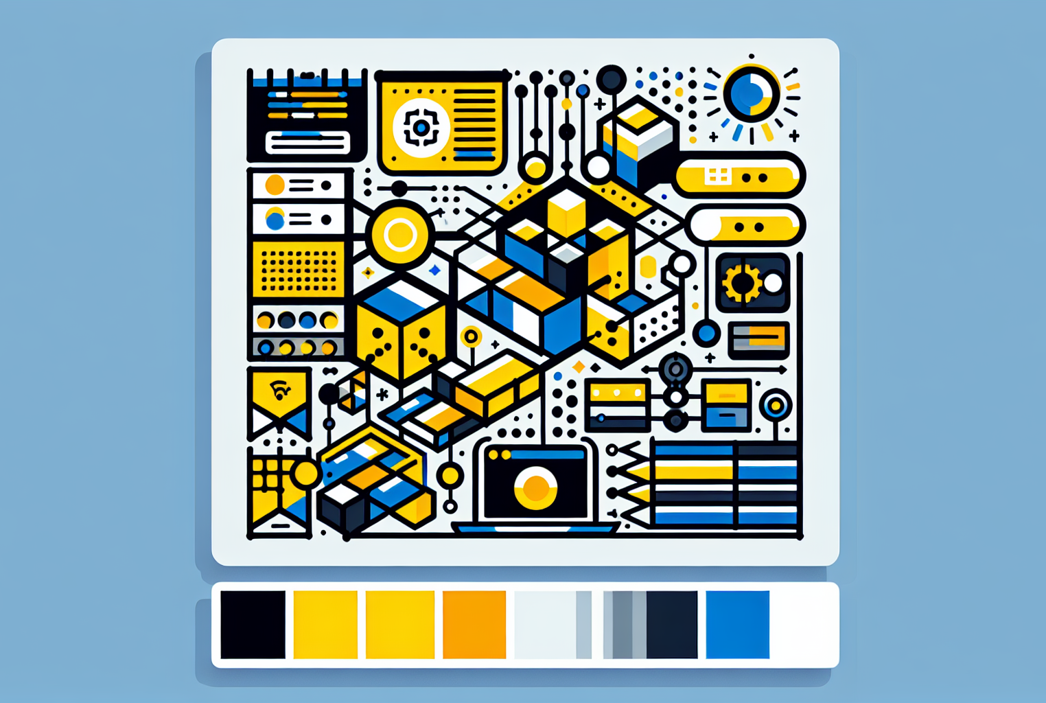 Microservices architecture illustration